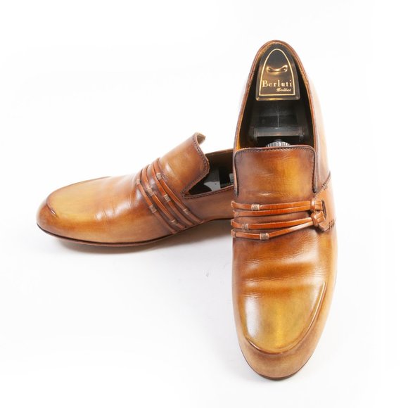 Berluti Paris Brown Loafers - Picture 4 of 8